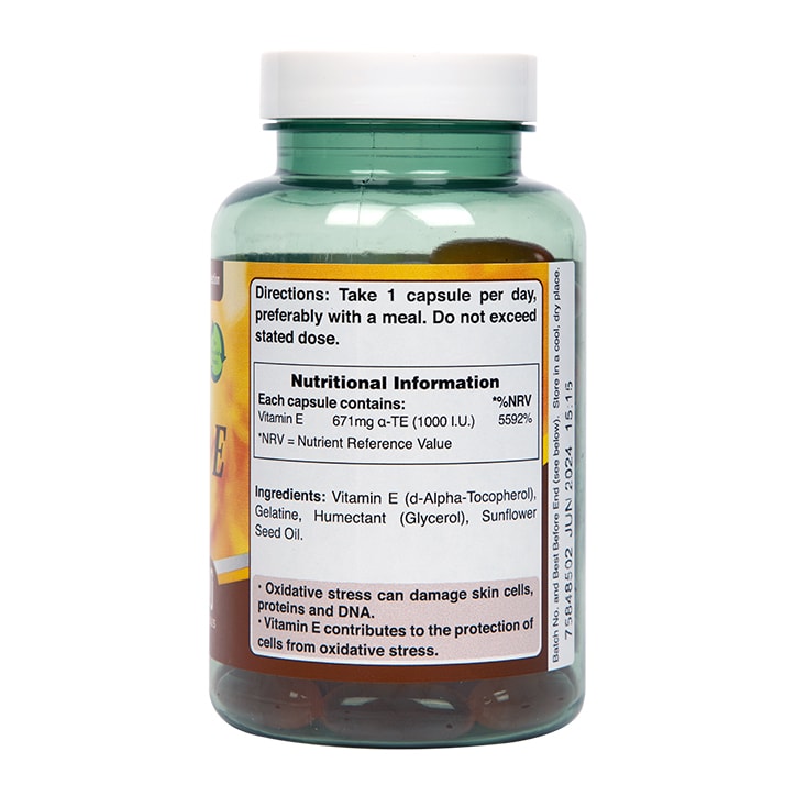 Holland & Barrett Vitamin E 1000iu 90 Capsules